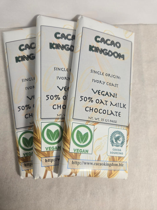 50% Vegan Ivory Coast Oat Milk Chocolate