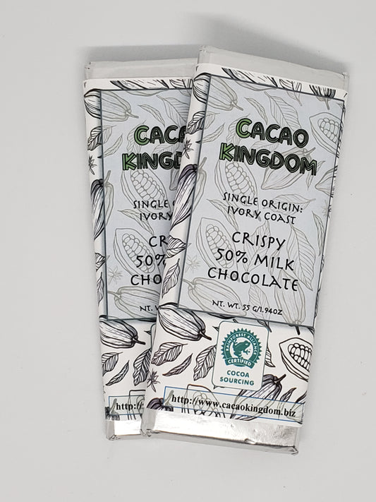 50% Ivory Coast Milk Chocolate