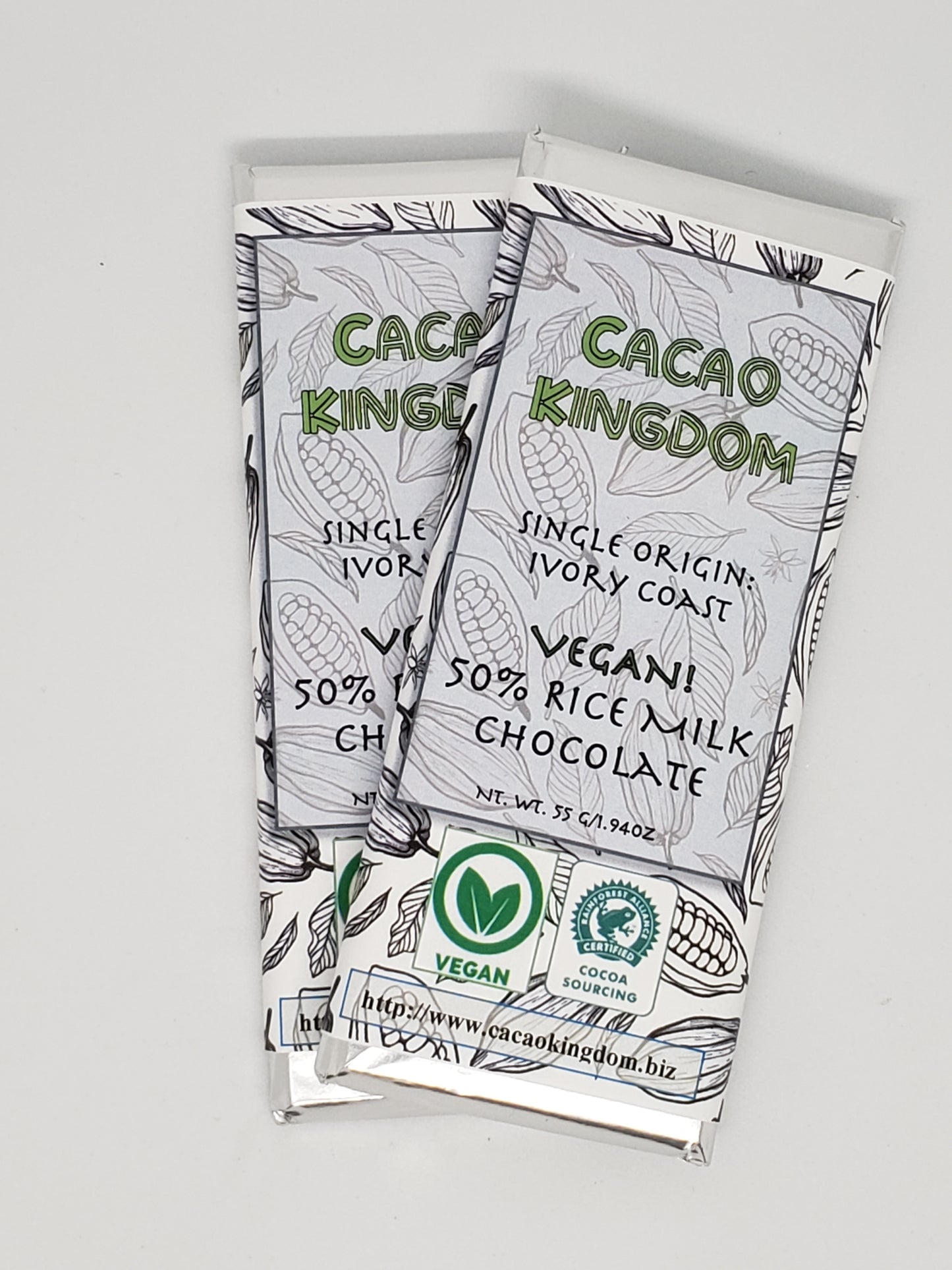 50% Vegan Ivory Coast Rice Milk Chocolate