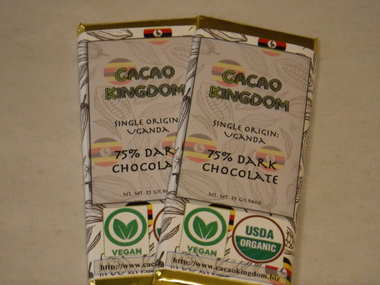 75% Uganda Semuliki Rain Forest Dark Chocolate